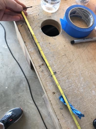 Measuring for a new fuel pump to servo hose