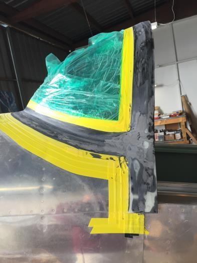Canopy Skirt/Windscreen Intersection Fairing Left Side