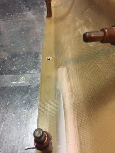 Countersinking the Empennage Fairing for AN507 screws