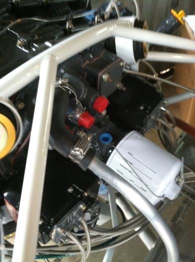 Crankcase vent oil breather tube