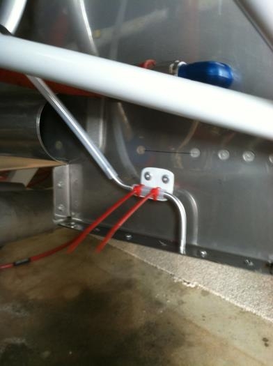 Fuel Pump Vent Line Installed using bracket and Soft Alum Line