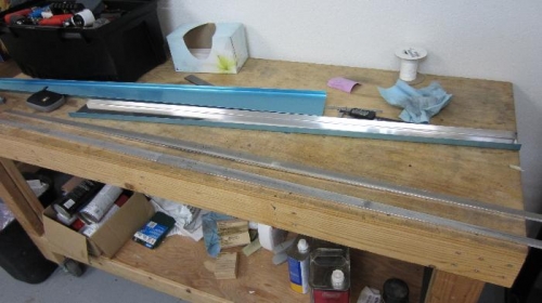 Rear spar strips and webs