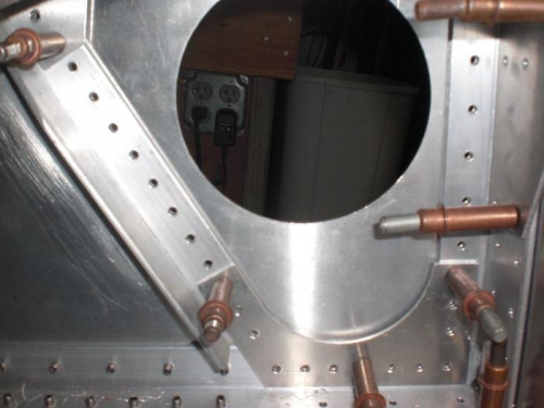 Left stiffeners cleco'ed in