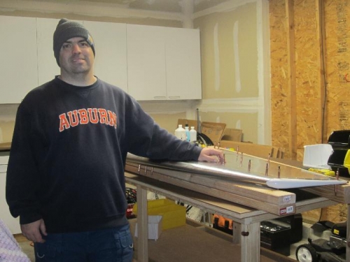 Assembled and ready for riveting