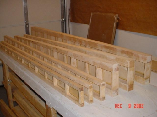 Spars with plywood on one side of spar caps