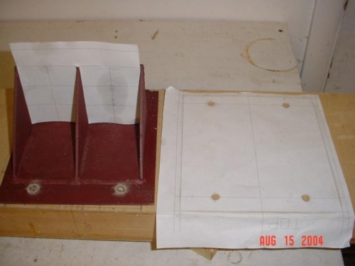 Landing Gear Bracket Hole Templates