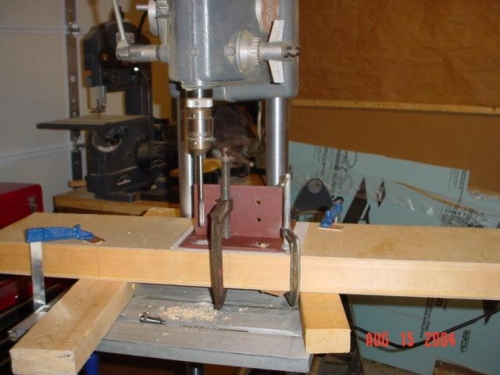 Drilling Holes for Landing Gear Bracket