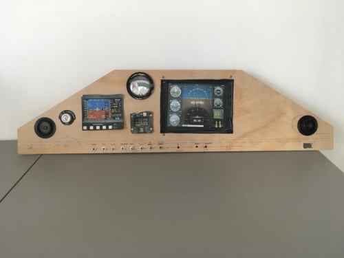 Switches and starter installed