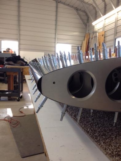 Leading edge inboard rib view