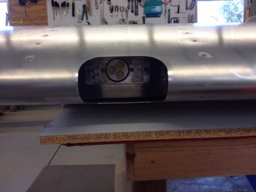 Landing light opening complete