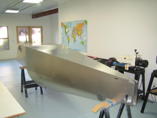 Removing bottom skin