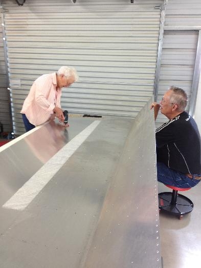 Alice and Royce helping