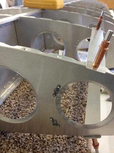 Left wing light bracked