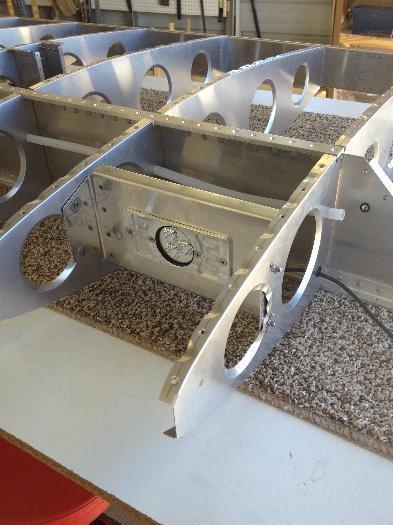 Completed light bracket