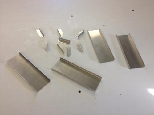 AileronBell Crank Bracket components