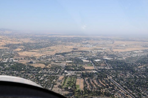 Nut Tree Airport In The Distance