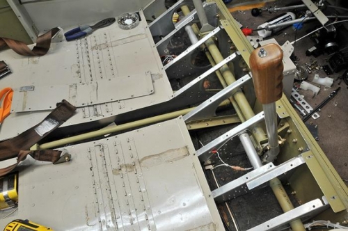 Manual Flaps & Seat Pans Removed