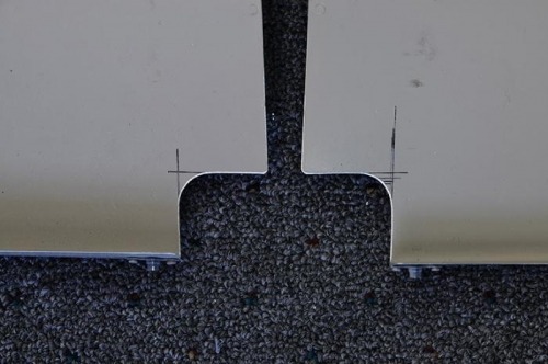 Flap Weldment Side Panel Notches