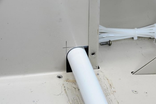 Flap Weldment Side Panel Notches