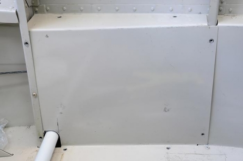 Flap Weldment Side Panel Notches