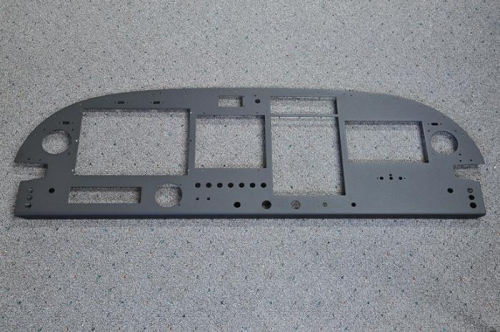 Powdercoated Instrument Panel