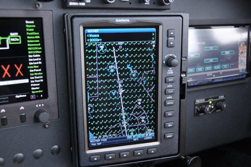 Enroute To Livermore - Garmin 696 (Winds Aloft)