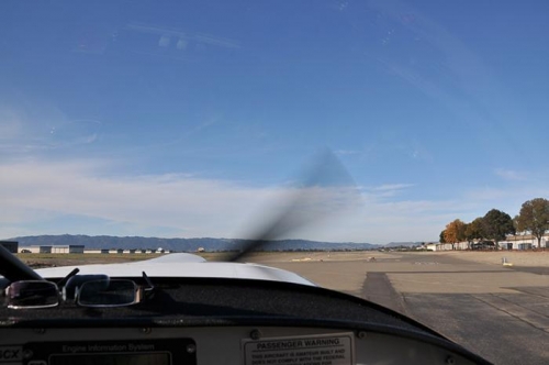 Getting Ready To Leave Livermore - Taxiing Out