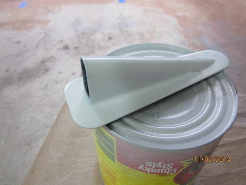 Rudder cable fairing primed