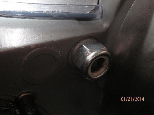 Nord-Lock washer on VW case stud