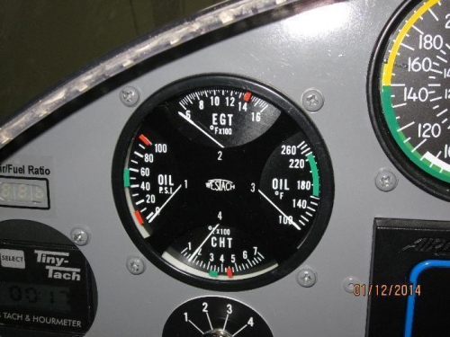 Engine limits marked