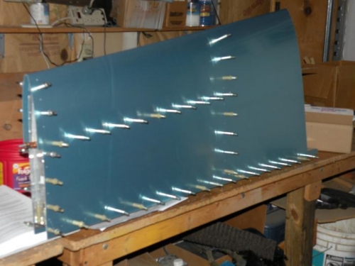 Left HS Skin Clecoed to Skeleton