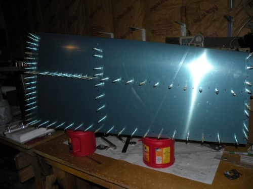 Left HS Skin Match/Final Drilled to All Ribs and Spars