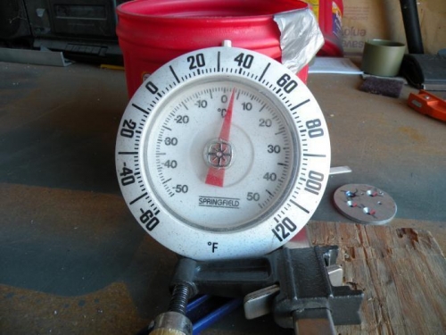 This is about as warm as it got today.