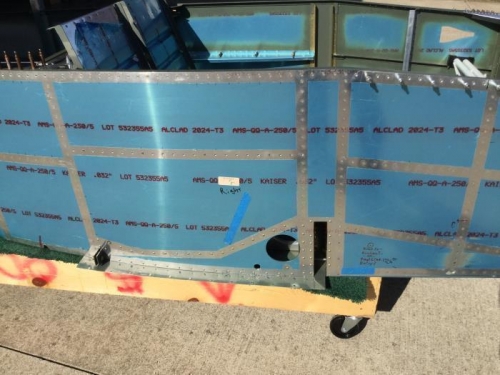 Right Flap Rod Holes, conduit hole, Tank Attach Area