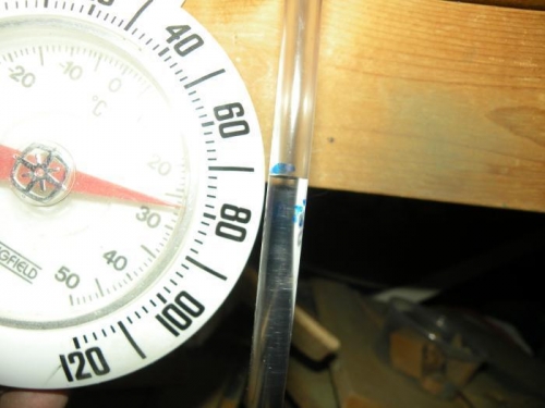 1 psi in the tank three days ago.