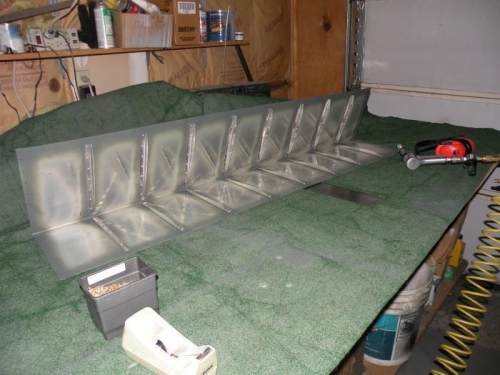 All stiffeners riveted to the skin.