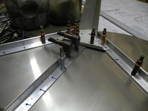 Left F-601P drilled into place.