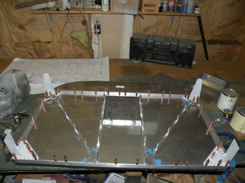 Drilling complete except for recess box and brake pass-through plate.