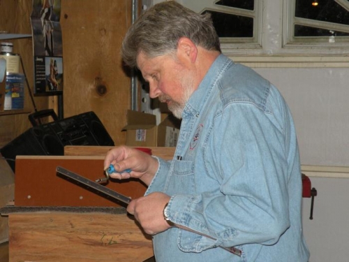 Deburring Rudder Stiffeners