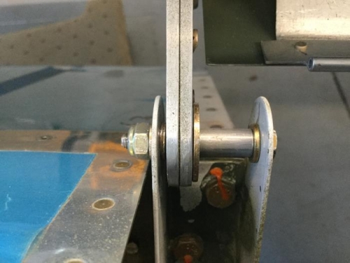 Left Aileron Inboard Hinge