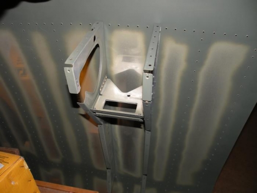 Checking the fit; all is well.