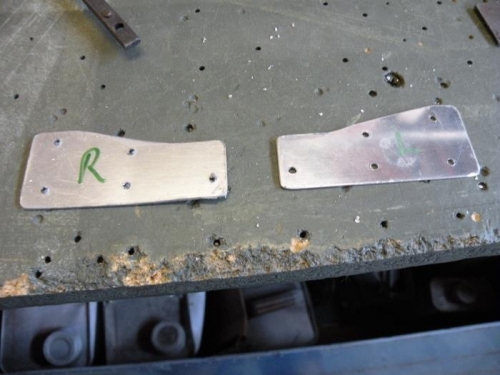 The finished forward F-623 clips.