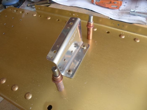 Screw holes align perfectly through all three pieces.