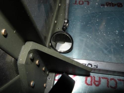 The notch required in the forward stiffener.