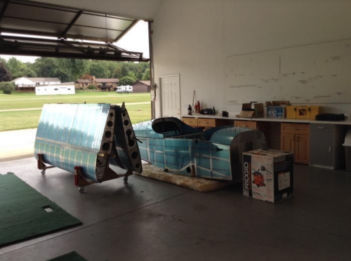 Wings and Fuselage.  The vaccum box has all the loose parts.