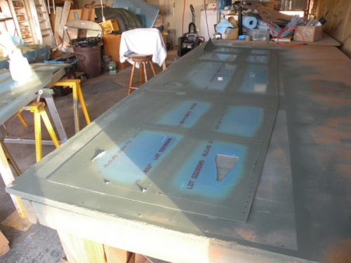 Ditto for the left forward side skin.