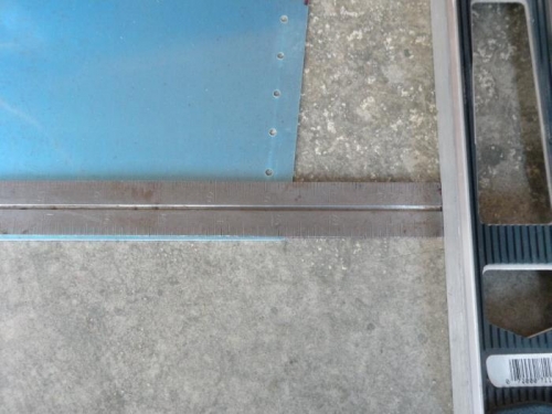 2-3/4 inches, just like George Orndorff said it would be.