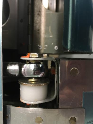 Pushrod attached to left aileron