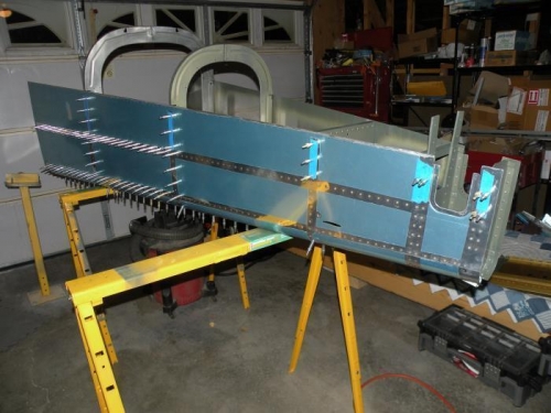 Another bay done on the rear fuselage.