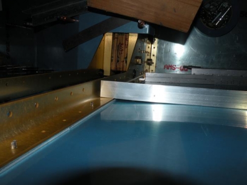 Poor fit at the forward end of the F-719 skin stifffener.